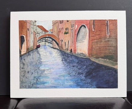 "Canal" - Fine Art Watercolour Print (Unframed)