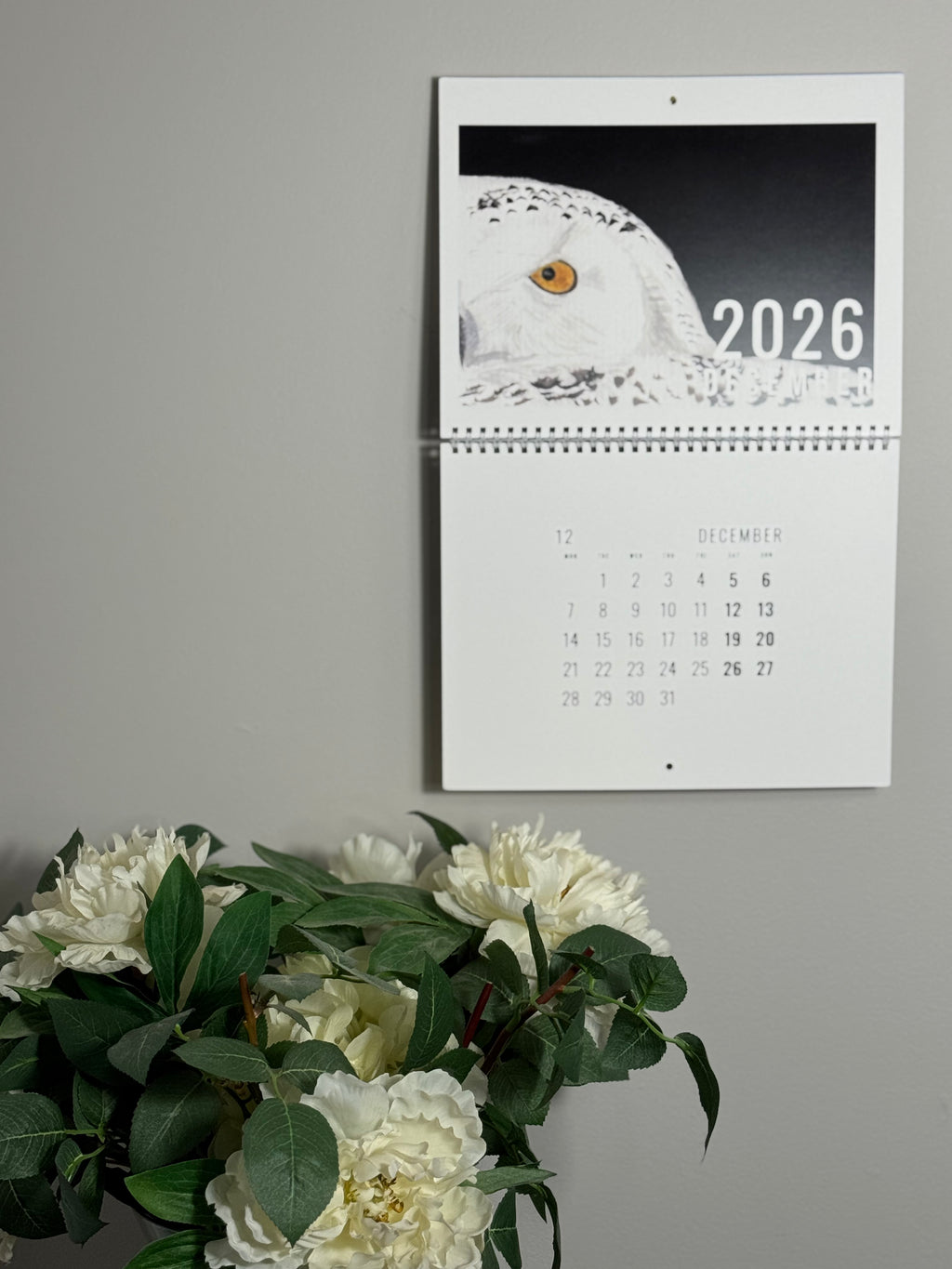 2026 Wall Calendar - Of Wings