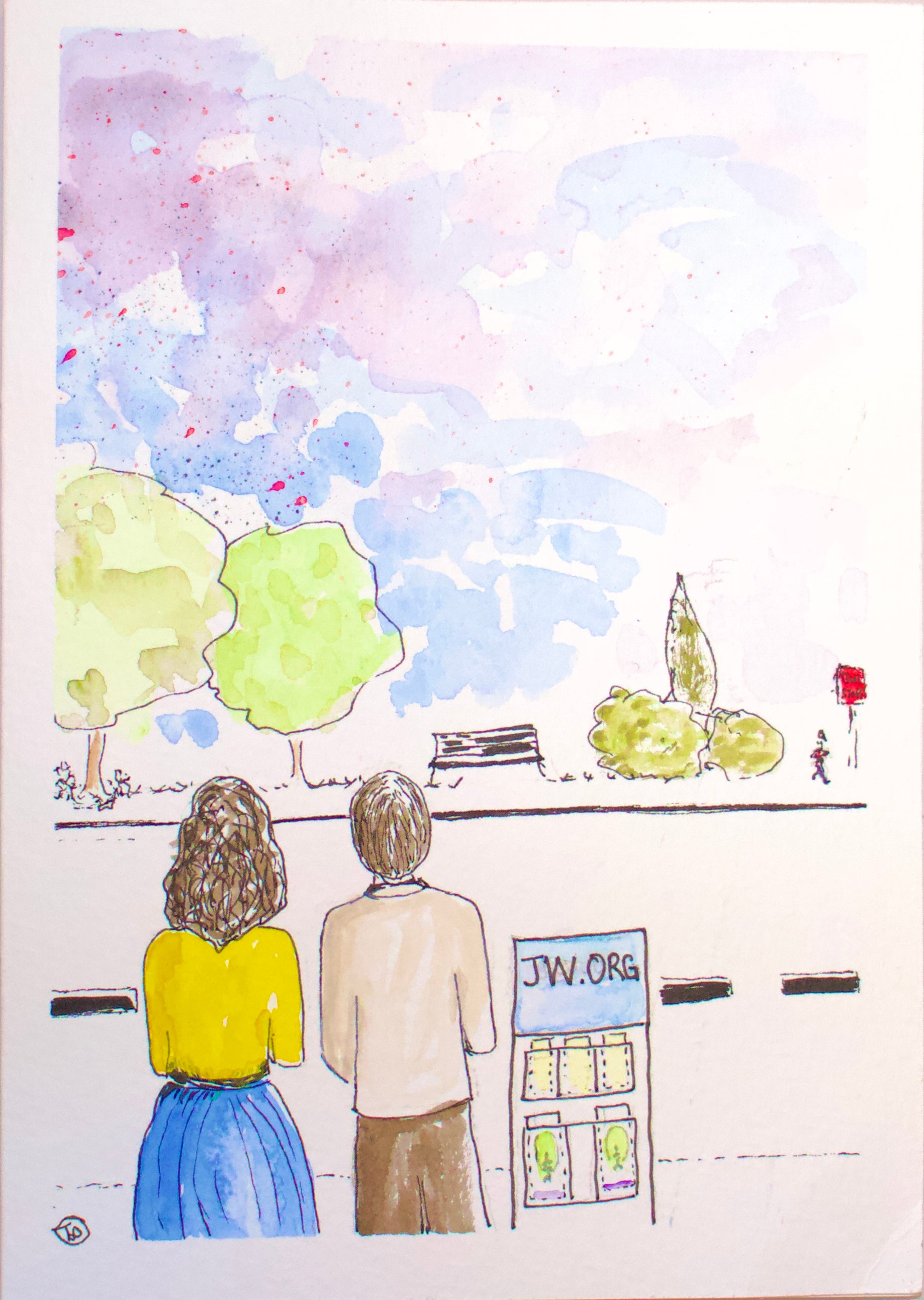 'The Field is The World' - Art print card