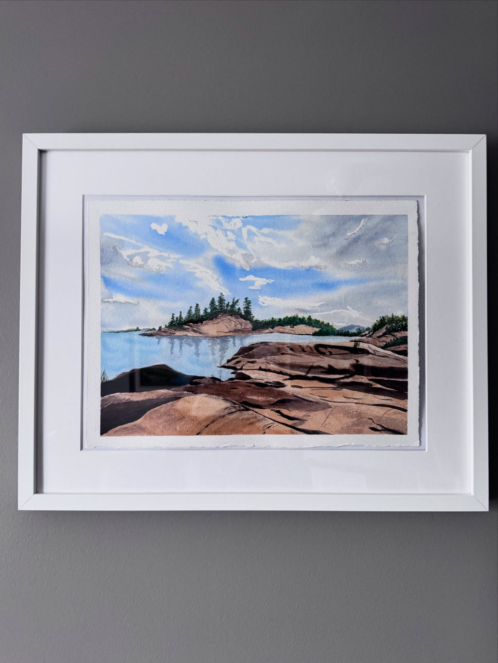 Muskoka Rocks - Original Watercolour Art