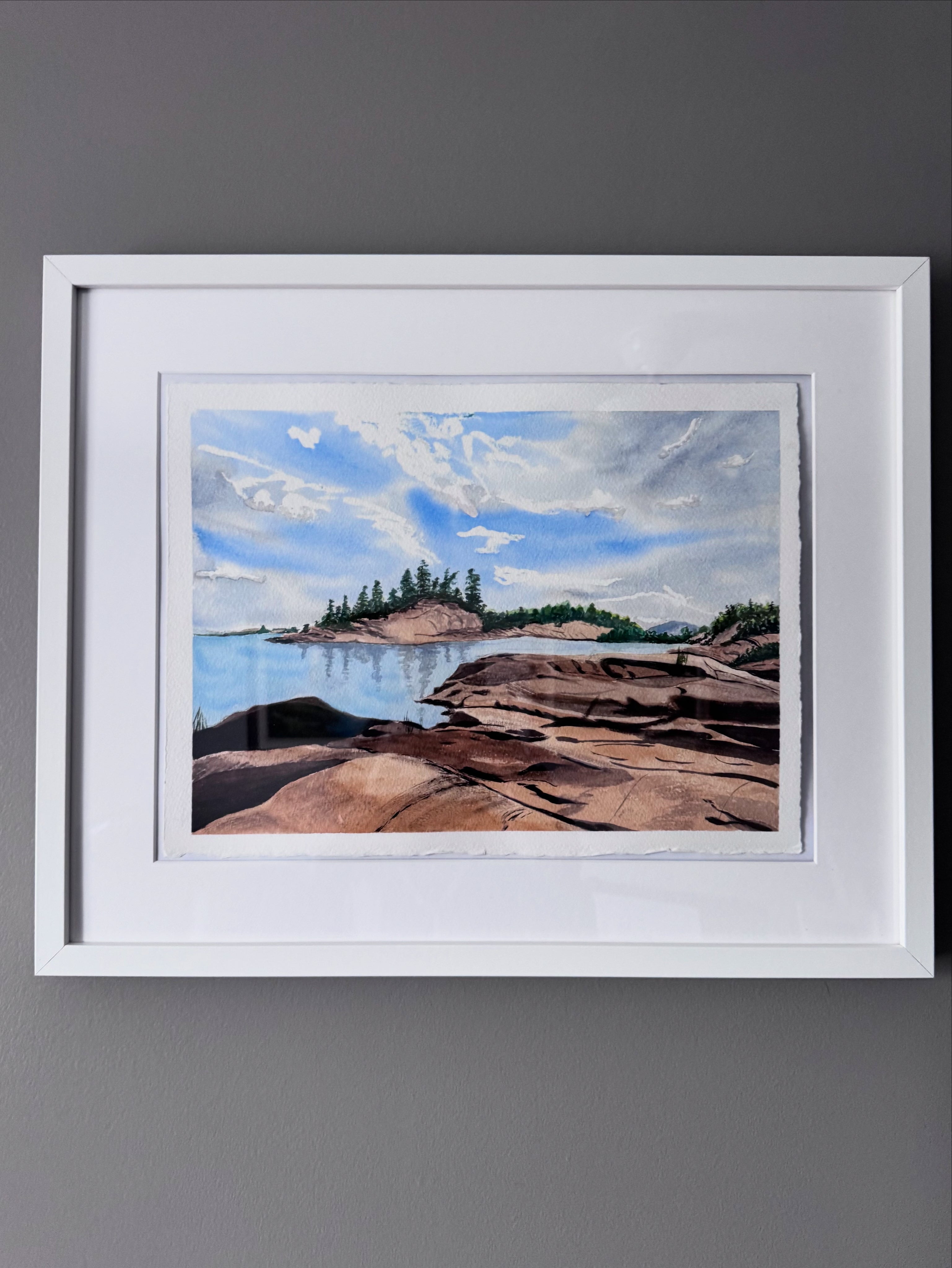 Muskoka Rocks - Original Watercolour Art