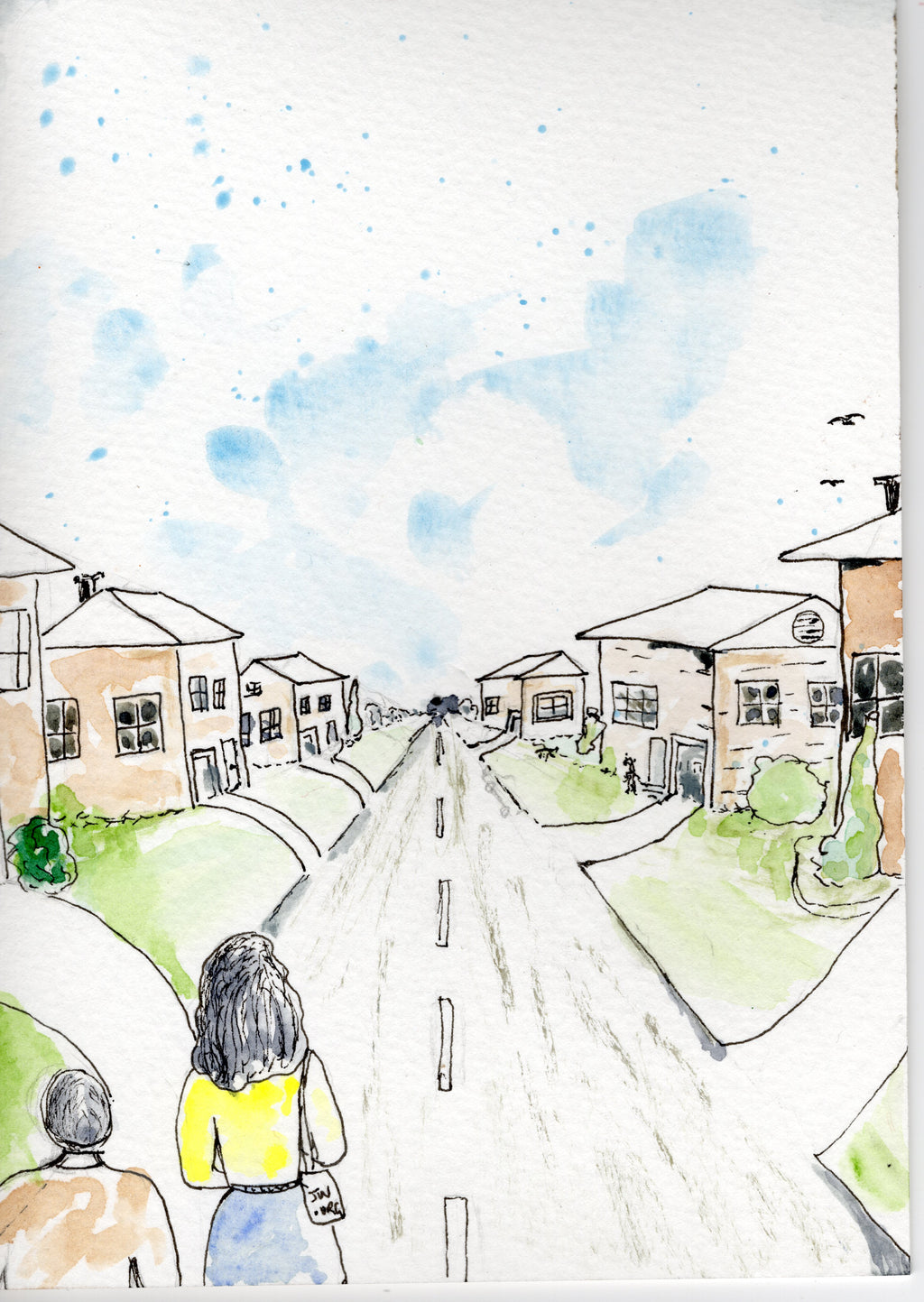 "The fields are white for harvesting' - Art Print Card