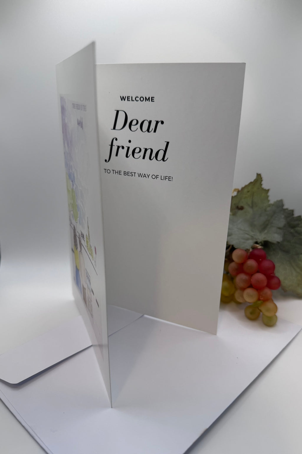 'The Field is The World' - Watercolour Art print card