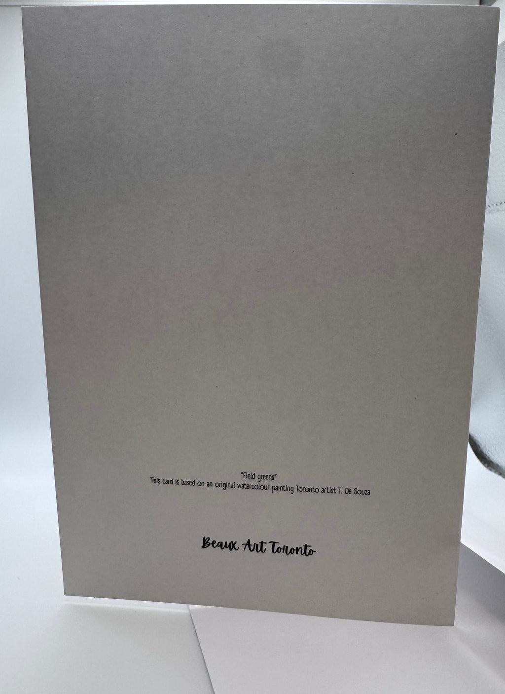 'Field greens' - Watercolour Art Print Card