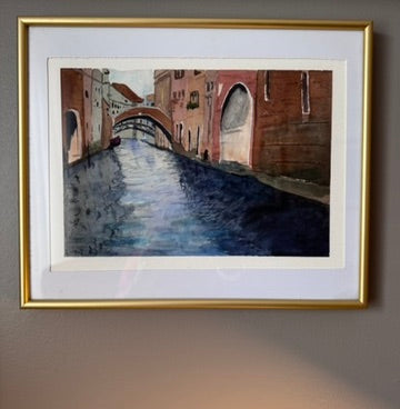 "Canal" - Fine Art Watercolour Print (Unframed)