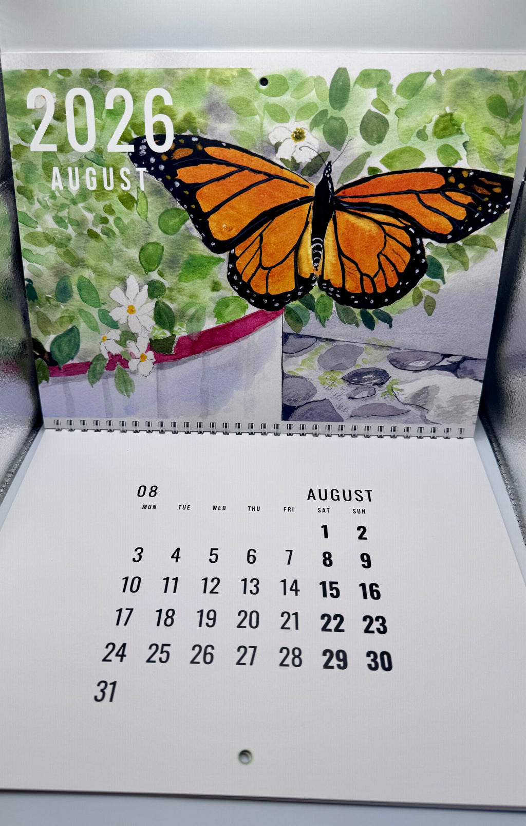 2026 Wall Calendar - Of Wings