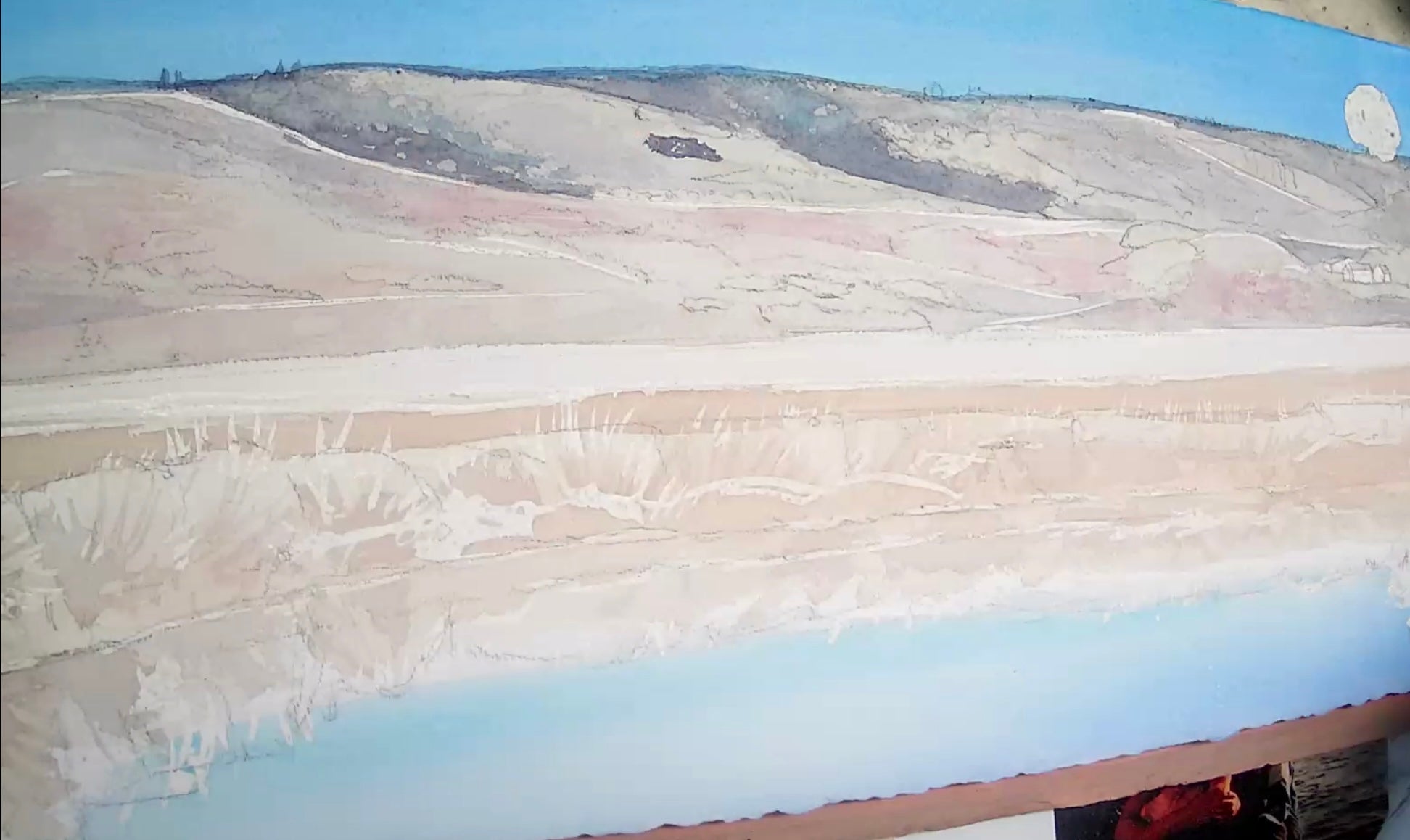 Into The Valley - Original Watercolour Art