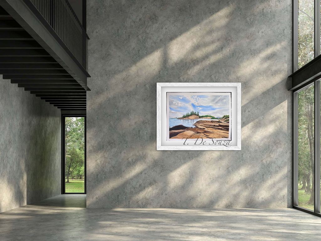 Muskoka Rocks - Original Watercolour Art