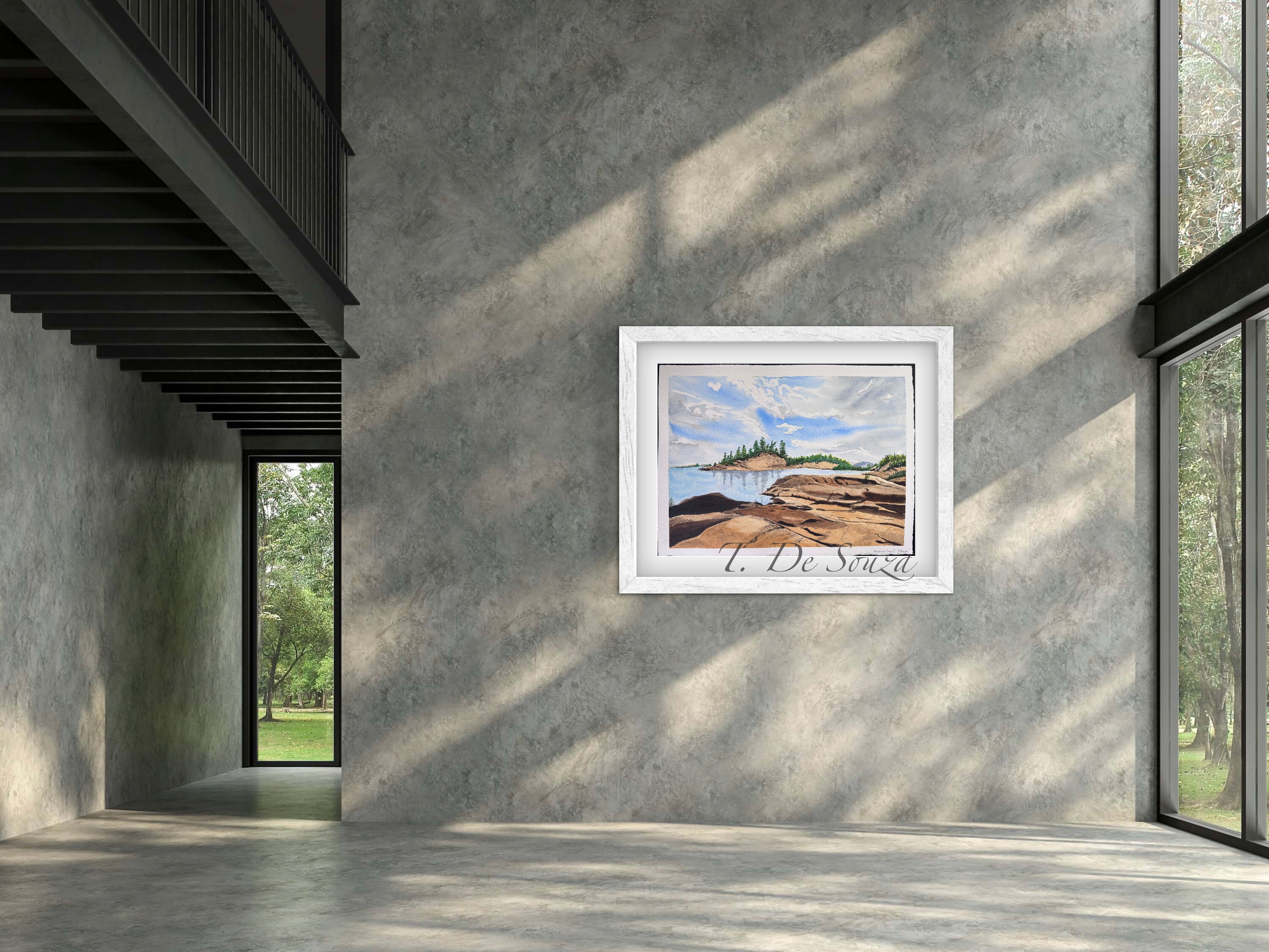 Muskoka Rocks - Original Watercolour Art